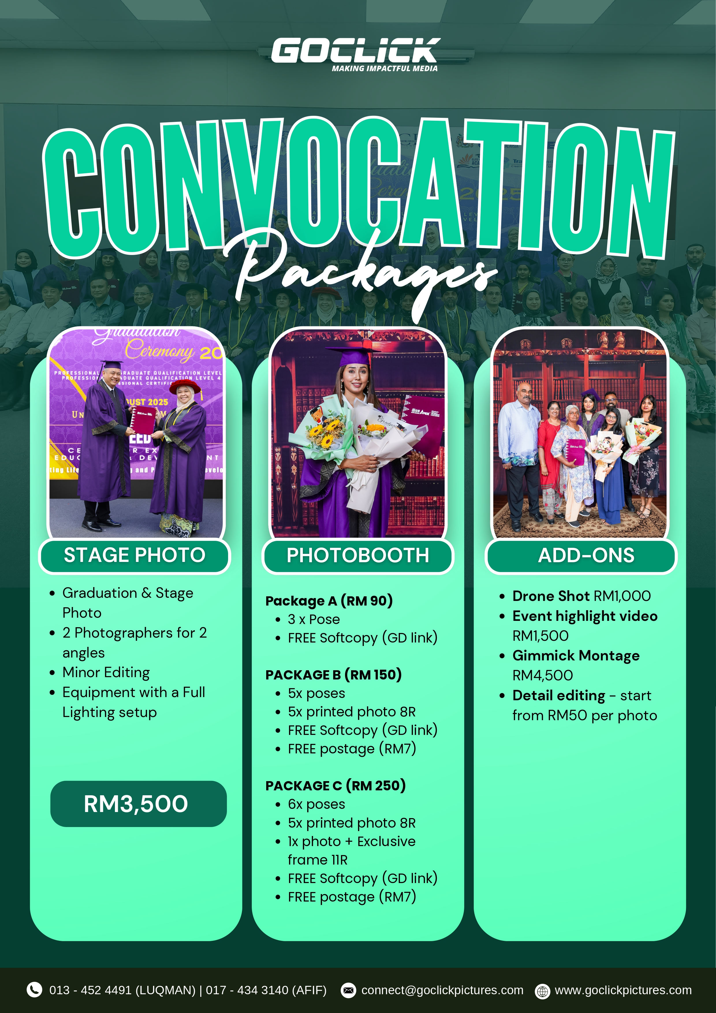Convocation Packages